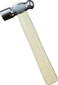 Mini Ball Peen Hammer Anti-Slip Wooden Short Handle, 5 OZ Household Small Hammer for DIY, Woodworking, Repair, Camping, Escape Tool