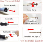 3-Speed Cordless Mini Drill Pen With 8 Small Drill Bits,Rechargeable Electric Hand Drill Pin Vise,Resin Drill Set For Jewelry Making,Resin,Plastic,Wood,Keychains DIY (PINK)