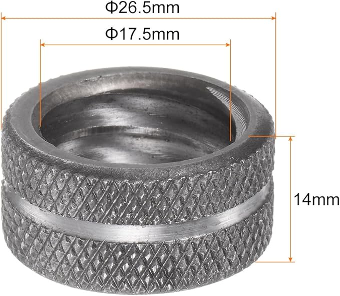 HARFINGTON Pipe Wrench Nut 10" Plumbing Wrench Replacement Knurl Nut Carbon Steel for 10" Adjustable Wrench