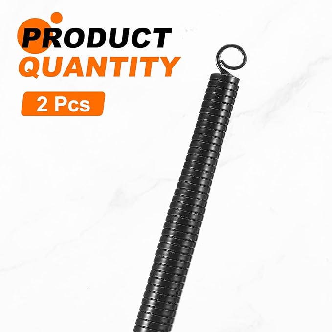 HARFINGTON 2pcs PVC Spring Tube Bender 12.5mm OD 520mm Long B Type Conduit Pipe Bender Bending Spring for Pipe Bending Devices in Home Hydropower, Black