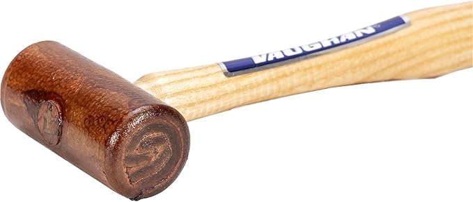 VAUGHAN Rawhide Mallet, Non Marring, Hardwood Handle, 4 oz, RM125, VN58210