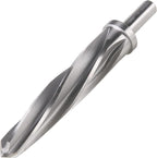1" Bridge/Construction Reamer, M2 HSS Taper Chucking Reamer Drill Bit for Steel Alloy Aluminum Metal Wood Plastic, 1/2” Shank Chuck, Spiral Flutes, to Enlarge/Align Holes, 25mm
