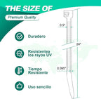 Long Zip Ties Heavy Duty 24 inch，400 LBS Tensile Strength With Double Sided Toothed Super Durable Cable Ties ，Extra Large Wire Ties Adjustable Nylon Tie Wraps for Indoor Outdoor （100 Pack Green）