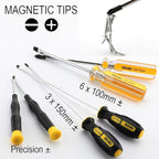 DOWELL 24 Pieces Homeowner Tool Set, Home Repair Hand Tool Kit with Portable Tool Bag