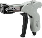 Delgada Metal Cable Tie Gun for Stainless Steel Ties, Professional Automatic Tightening Cutting Ratchet Tie Clamp,4-level Adjustable Fastening Tie Tool