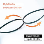 Zip Ties 14 inch (1500 Pack), Black Cable Zip Ties 50 lbs Tensile Strength Nylon Self-Locking Wire Ties Wraps for Outdoor and Indoor Use by ECRABONE