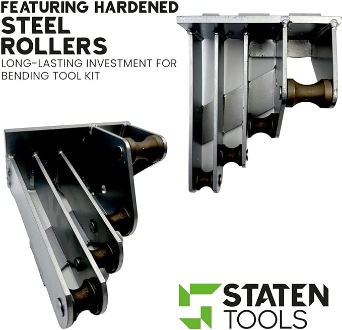 00936 Roller Support: 1/2" to 1-1/4" Conduit Bender Accessory for Greenlee 555/Current, Heavy-Duty Steel Construction