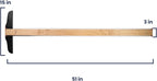 Pacific Arc 48 Inch T Square, Traditional Maple Blade with Acrylic Edge