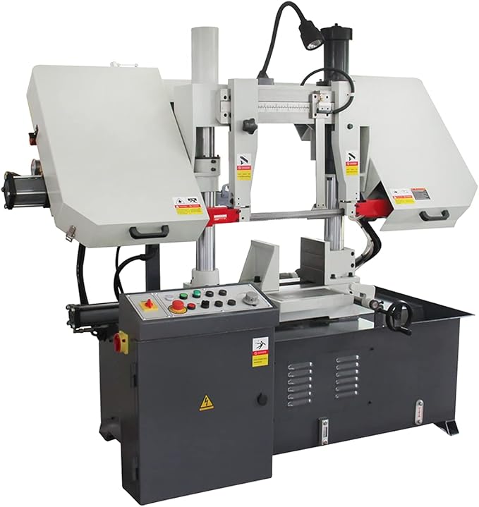 KAKA INDUSTRIAL TGK-14 Metal Cutting BandSaw,Double column Metal BandSaw, Max cutting capacity 13.8 inch, vertical lifting, high stability, Cutting speed adopts hydraulic control, 230V 3PH