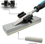 Amazon Basics 8-Piece Wood Carving Chisel Set with Honing Guide, Sharpening Stone and Storage Case, 1/4" - 1-1/2"