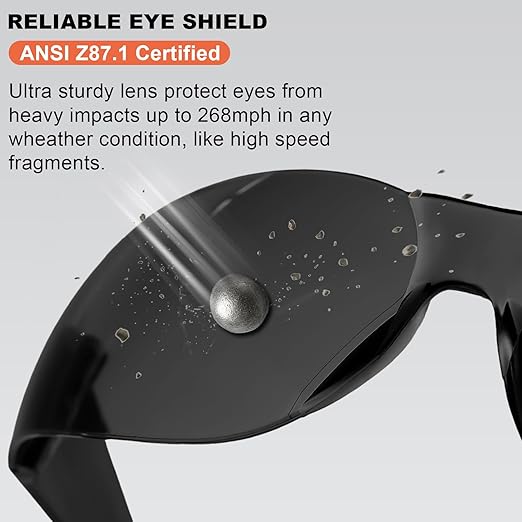 ANSI Z87.1 Safety Glasses Men Women 80 pack: 40pack clear safety glasses+40pack safety sunglasses Scratch & Impact Resistant eye protection glasses for Construction, Outdoor Sports & Work