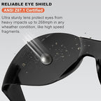 ANSI Z87.1 Tinted Safety Glasses Bulk 80 pack, Safety Sunglasses for men and women, Scratch & Impact Resistant UV protection sunglasses for Construction, Outdoor Sports & Work