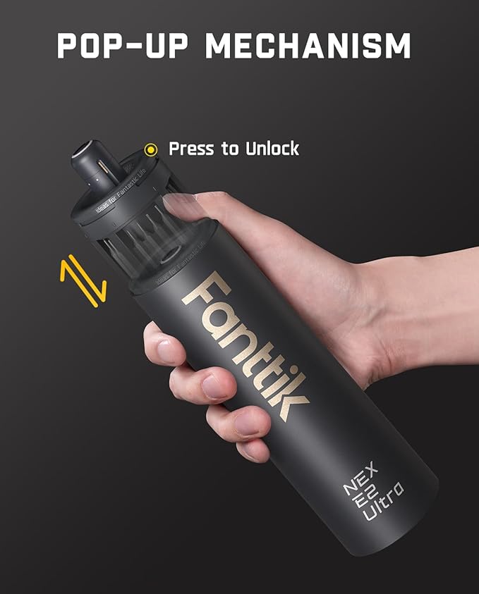 Fanttik E2 Ultra Mini Electric Screwdriver, Cordless Screwdriver, Max 0.6N.m, 50 Magnetic Bits, 5/32'' Hex, Magnetic Storage, Repair Tool for Electronics, Camera, Laptop, and PC Build (Grey)