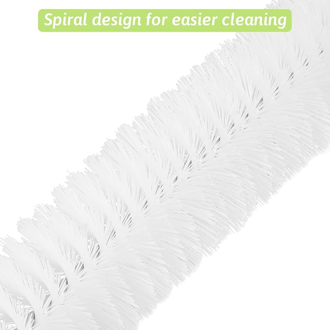 Sewer Drain Brush, Drain Clog Remover, 17inch Flexible Long Pipe Hair Clogs Catcher Cleaner Tool for Toilet, Kitchen Sink, Bathroom Tub, Sewer Drain