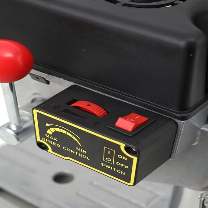 3-Speed Benchtop Drill Press, Electric Bench Wood Drilling Machine for DIY Creation, Small and Precise Work Like Jewelry Making Woodworking Metal Drilling Machine 110V