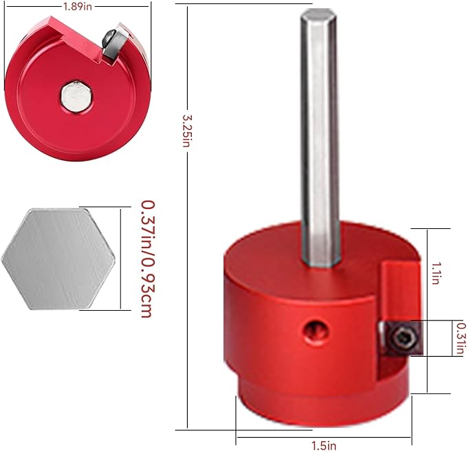 PVC Pipe Fitting Reamer Kit, Plumbing Pipe Saver,PVC Socket Saver with 3/8-Inch Hex Shaft PVC pipe reamer tool Contains PPR150 Size:1.5"
