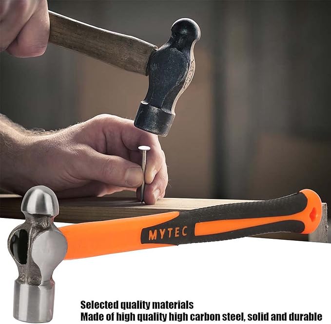 0.5LB Round Mini Small Hammer Ball Peen Pein Hammer Hardware Tool, For Household Hammer