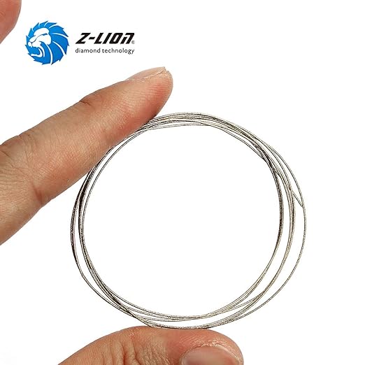 0.5mm Superfine Diamond Wire Electroplated Cutting Saw Blades for Jade Metal Marble Granite (3 Meters/Lot)