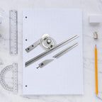 Universal Bevel Protractor, 360° Steel Angle Finder Measuring Ruler W/Magnifying Glass Angle Measuring Protractor