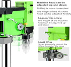 Bench Drill Stand 1050W Mini Electric Bench Drilling Machine Drill Chuck 3-16mm