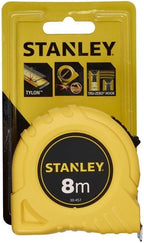 Stanley 1-30-457 Tape Measure, Yellow/Black, 8 m/25 mm