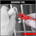 Ultimate Tube Cutter Set - Heavy Duty Pipe Cutter 3/16"-2" OD, Mini Tube Cutter 1/8"-7/8", Deburring Tool - for Copper, Aluminum, PVC Pipes - High-Quality Cutting & Deburring Tools for Professionals