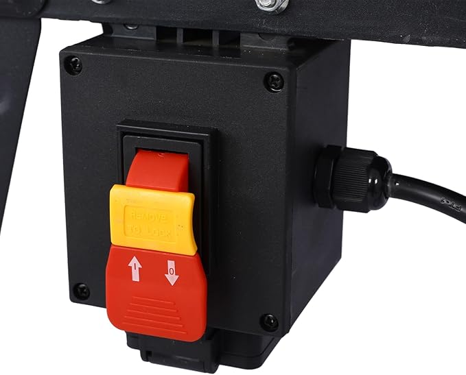 Electric Benchtop Router Table Wood Working Tool Craftsman Tool Stands Woodworking Bench Table Aluminum Strong Structure Tables for Woodworking Tasks (Black+Orange, 34")