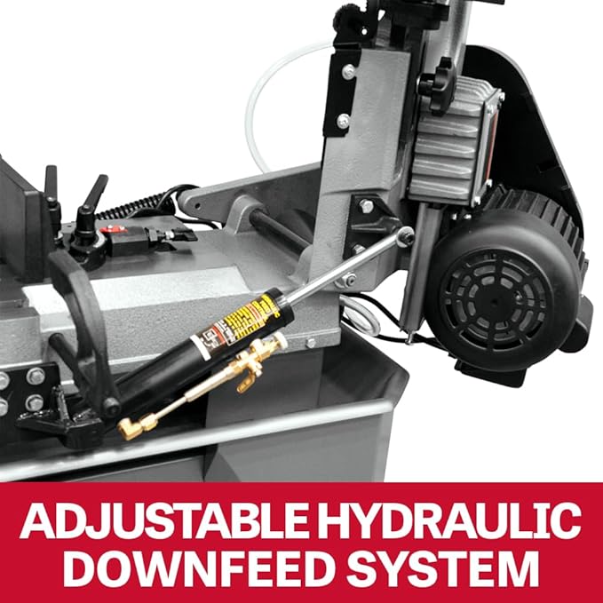 JET 7" x 12" Horizontal/Vertical Metal Bandsaw, 3/4 HP, 115/230V 1Ph (Model HVBS-712)