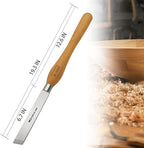 1 inch Skew Chisel, M2 Cryo High Speed Steel Wood Turning Tools with Beech Wood Handle