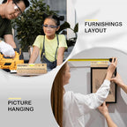 Fathers Day Birthday Gifts for Grandpa Dad from Daughter Son Wife Wooden Spirit Level Valentines Christmas Thank You Gifts Ideas for Daddy New Dad Papa Grandpa