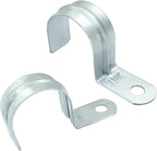 Biaungdo 30 Pcs M40 Rigid Pipe Strap - 1-1/2 Inch Zinc Plated Steel One Hole Strap Bracket Heavy Duty Conduit Clamps Tension Tube Clip Cable Clamp Hanger for Conduit, Pipe Fixing