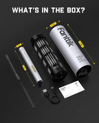 Fanttik E2 Ultra Mini Electric Screwdriver, Cordless Screwdriver, Max 0.6N.m, 50 Magnetic Bits, 5/32'' Hex, Magnetic Storage, Repair Tool for Electronics, Camera, Laptop, and PC Build (White)