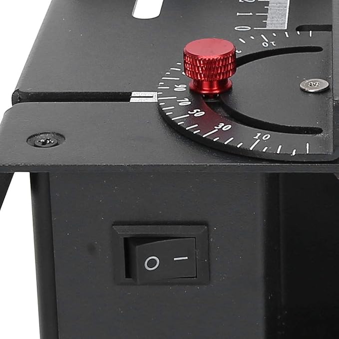 Focket Sliding Compound Miter Saw, Multifunctional Mini Table Saw, 3000rpm, 35mm Cutting Depth, 0-90 Bevel Cutting, Extensible Table, Crosscutting, Versatile Material Cutting