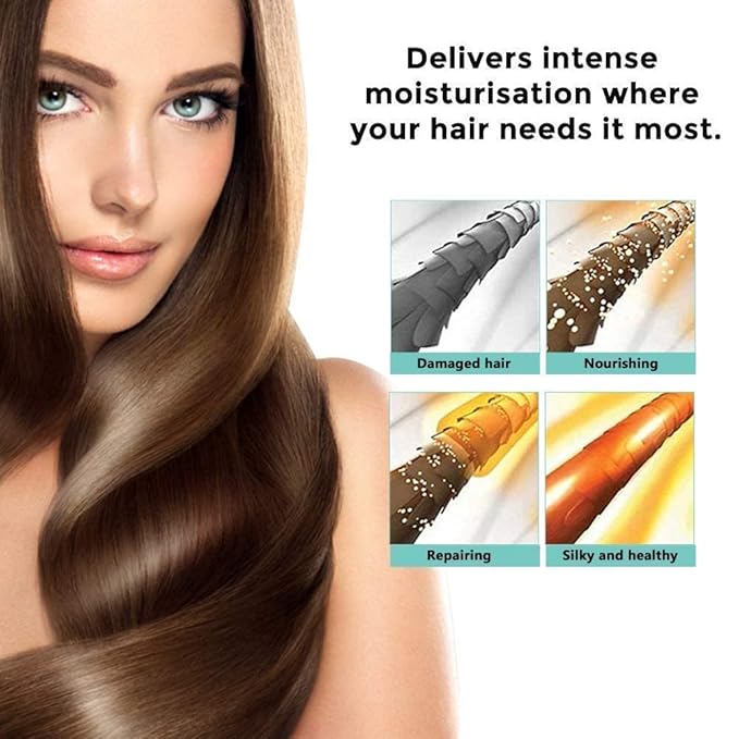 Keratin Hair Mask,Keratin Hair Treatment 250g Hair Mask for Dry Damaged Hair,Hair Treatment Mask Deep Repair Damage Hair Root,Natural Deep Conditioner Hydrating Hair Masque-VeraVaultWomen