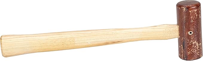 VAUGHAN Rawhide Mallet, Non Marring, Hardwood Handle, 6 oz, 1M150, VN58212