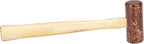 VAUGHAN Rawhide Mallet, Non Marring, Hardwood Handle, 6 oz, 1M150, VN58212