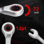 14pcs Wrench Set – Versatile Ratchet Wrenches for Efficient Automotive Repairs - Professional Grade Combination Wrench Set