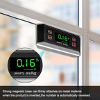 Angle Gauge eOUTIL Digital Protractor Inclinometer Angle Finder with V-Groove Magnetic Base, Precision Bevel for Automobile Woodworking Building Drilling Machinery Masonry