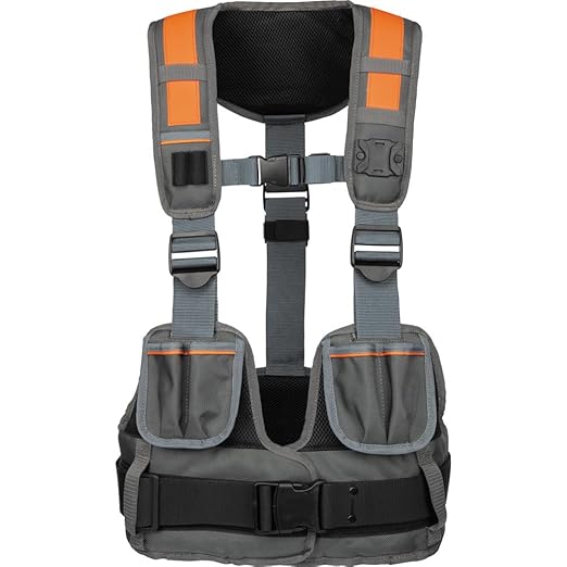 Klein Tools 55828MB MODBox Tool Vest, Fully Adjustable, Padded Comfort Support, Tool Belt Work Vest for Electricians, Carpenters, Construction
