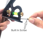 Swanson Tool Co TC132 12-Inch Combo Square with Cast Zinc Body, Stainless Steel Ruler and Brass Bolt