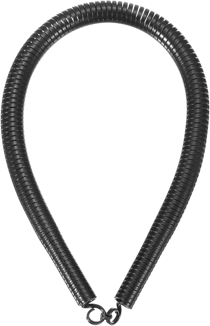 HARFINGTON PVC Spring Tube Bender 12mm OD 380mm Long A Type Conduit Pipe Bender Bending Spring for Pipe Bending Devices in Home Hydropower, Black