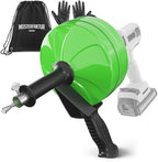 drain snake [35FT] - with drill attachment - Ideal plumbing snake for sink and drain unblocking - Solid drain auger for real DYIs! (35 FT - 1/4 inch)