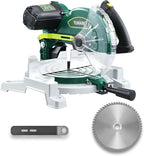 Miter Saw 10-inch Compound Miter Saw 6000RPM Corded Power Wood Circular Saw with Precision Miter Angles, Lightweight Design, 45° Adjustable Table