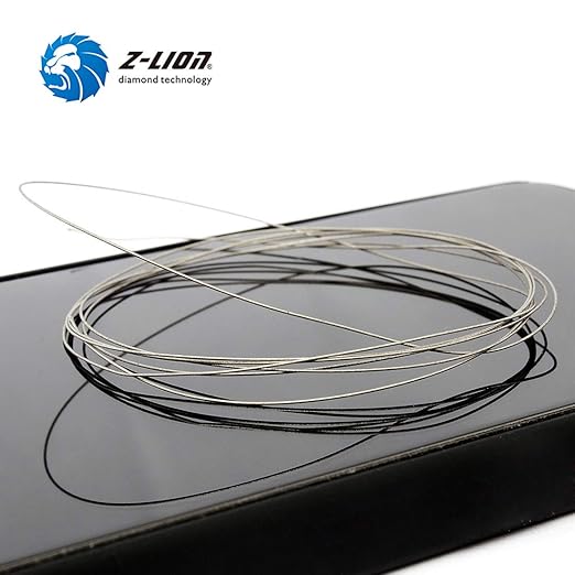 0.3mm Superfine Diamond Wire Electroplated Cutting Saw Blades for Jade Metal Marble Granite (3 Meters/Lot)