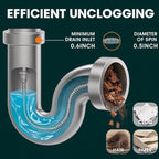 50 FT Drain Snake Hair Drain Clog Remover, Manual Or Powered, Plumbing Snake With Drill Adapte,Unclog Sink Drain Tool, Drain Auger for Toilet、Shower、Kitchen、Sink, No Auto Retract Or Feed, Red