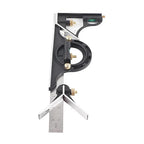 Combination Square,12 Inch Combination Square Angle Ruler, Stainless Steel Adjustable Angle Square, 90 Degree Right Angle Ruler