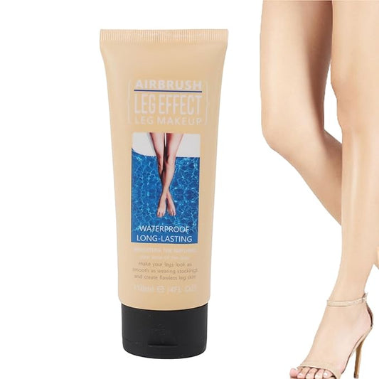 118ml Airbrush Legs, Leg Makeup Lotion, Body Makeup, Waterproof Long Lasting Full Coverage Lightweight Leg Body Cosmetic for Wedding (1#)-VeraVaultWomen