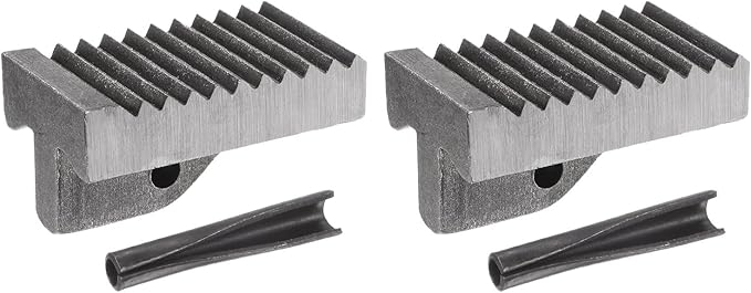 HARFINGTON 2pcs Pipe Wrench Heel Jaw 36-inch High Carbon Steel with Pin Assembly for Replacement Pipe Wrench Jaws