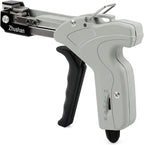 Zhushan Stainless Steel Cable Tie Gun, Auto Tighten & Cut Tool for 4.6–7.9mm Metal Ties, 4-Level Tension, Heavy-Duty & Easy to Use