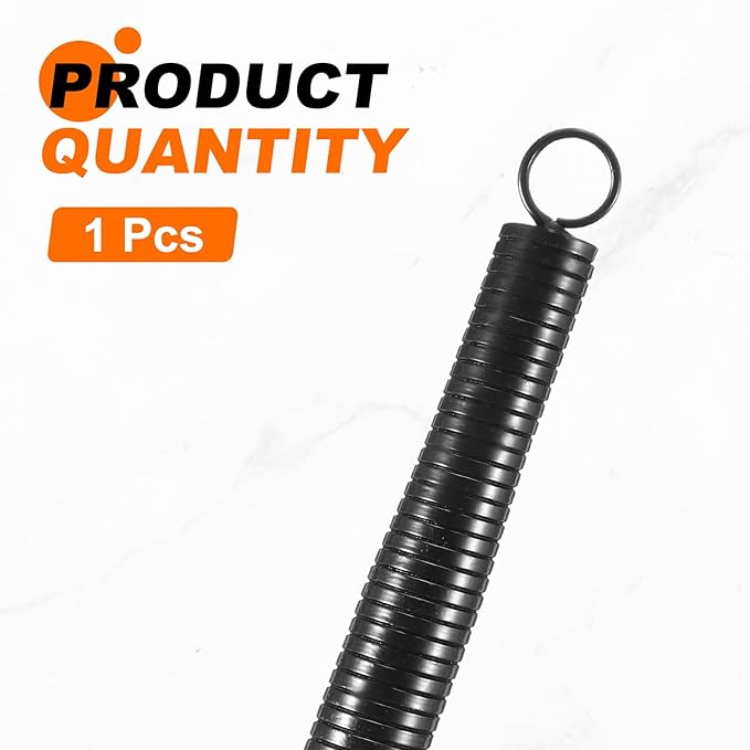 HARFINGTON PVC Spring Tube Bender 20mm OD 1000mm Long A Type Conduit Pipe Bender Bending Spring for Pipe Bending Devices in Home Hydropower, Black